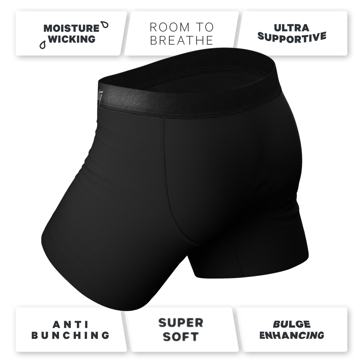 The Threat Level Midnight | Black Ball Hammock® Boxer Brief 7 Pack - Shinesty