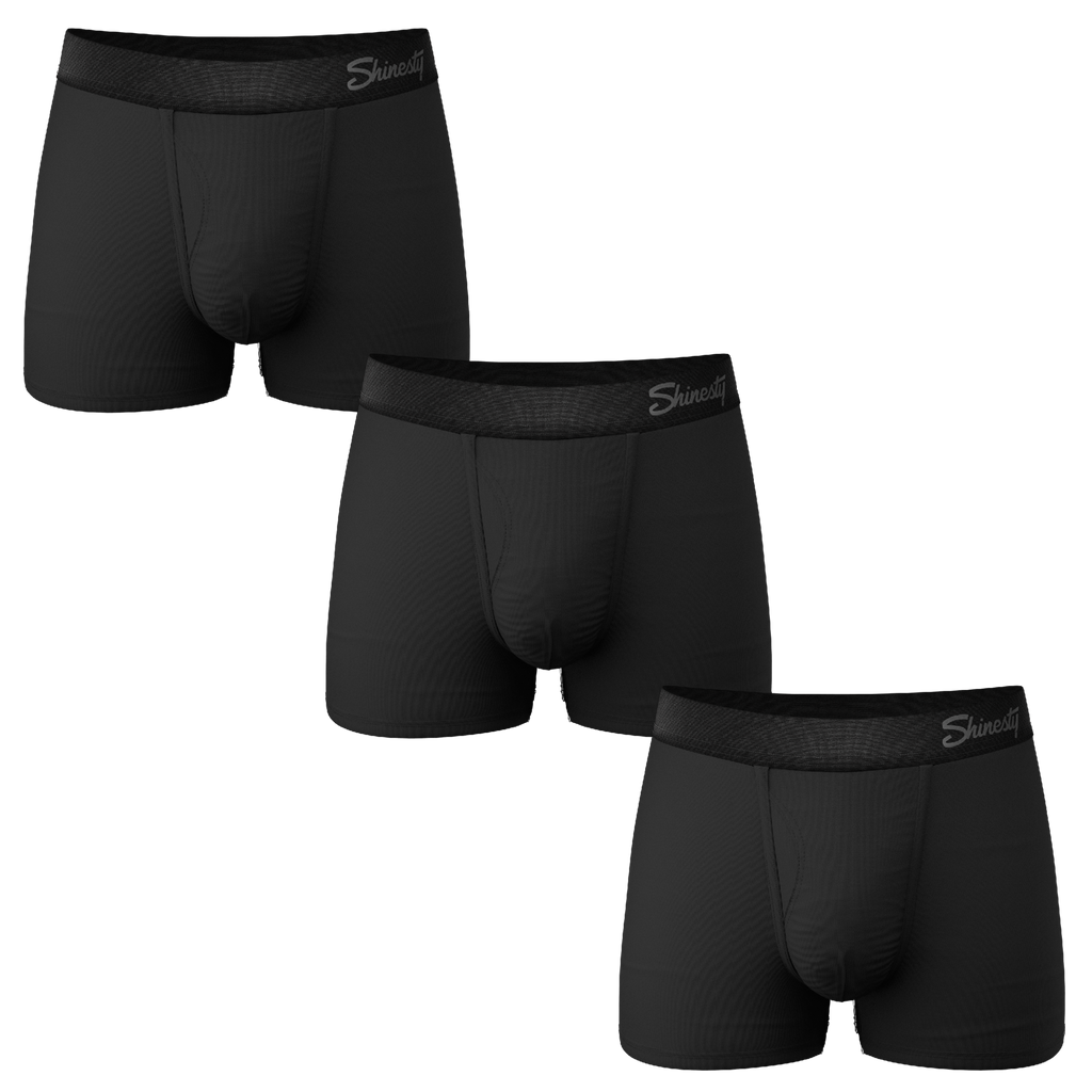 The Threat Level Midnight | Black Ball Hammock® Pouch Trunks Underwear 3 Pack - Shinesty