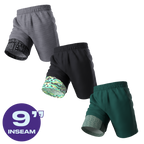 The Three A Day | Ball Hammock® 9 Inch Athletic Shorts 3 Pack - Shinesty