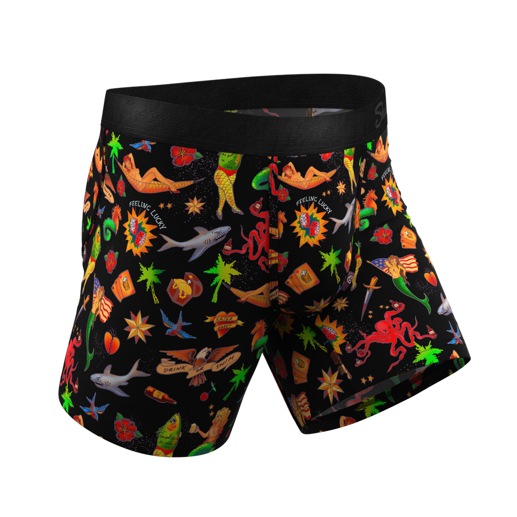 The Tight Ship | Sailor Tattoos Ball Hammock® Pouch Underwear - Shinesty