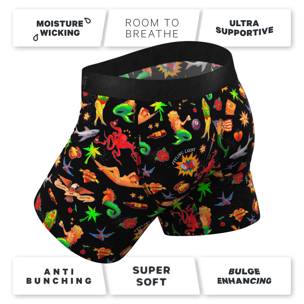 The Tight Ship | Sailor Tattoos Ball Hammock® Pouch Underwear - Shinesty
