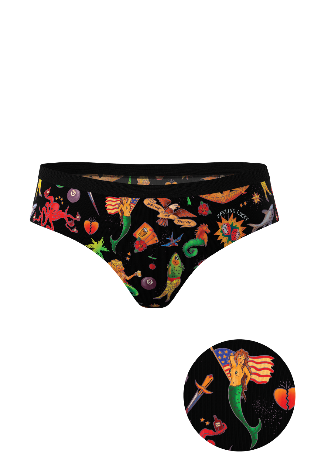The Tight Ship | Sailor Tattoos Cheeky Underwear - Shinesty