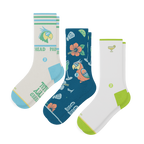 The Toes in the Sand | Heel Hammock™ Crew Socks 3 Pack - Shinesty
