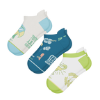The Toes in the Sand | Heel Hammock™ Ankle Socks 3 Pack - Shinesty
