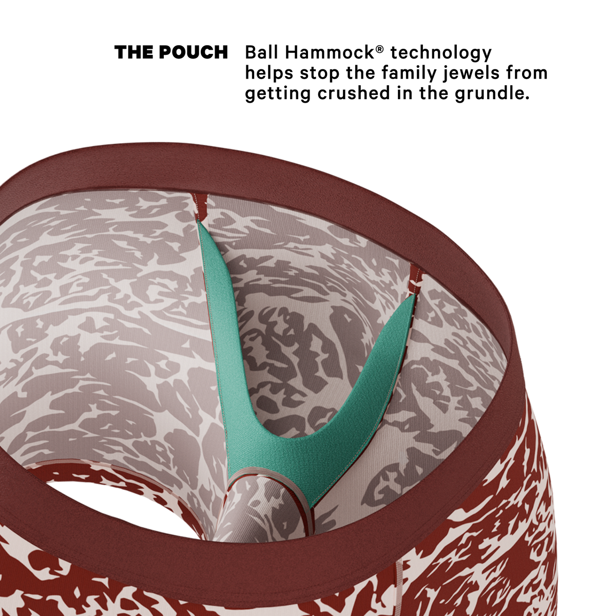 The Tomahawk | Marbled Meat Ball Hammock® Pouch Underwear - Shinesty
