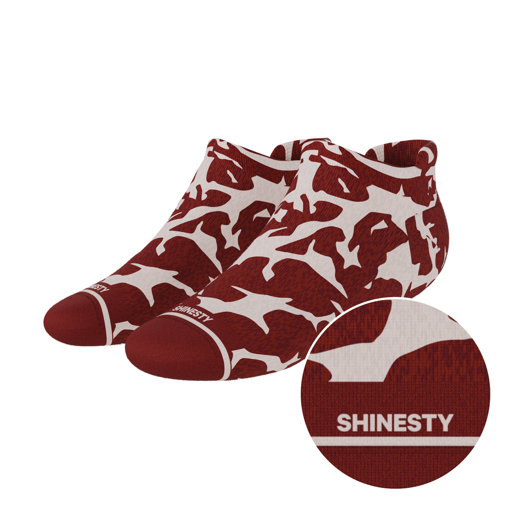 The Tomahawk | Marbled Meat Heel Hammock™ Ankle Socks - Shinesty