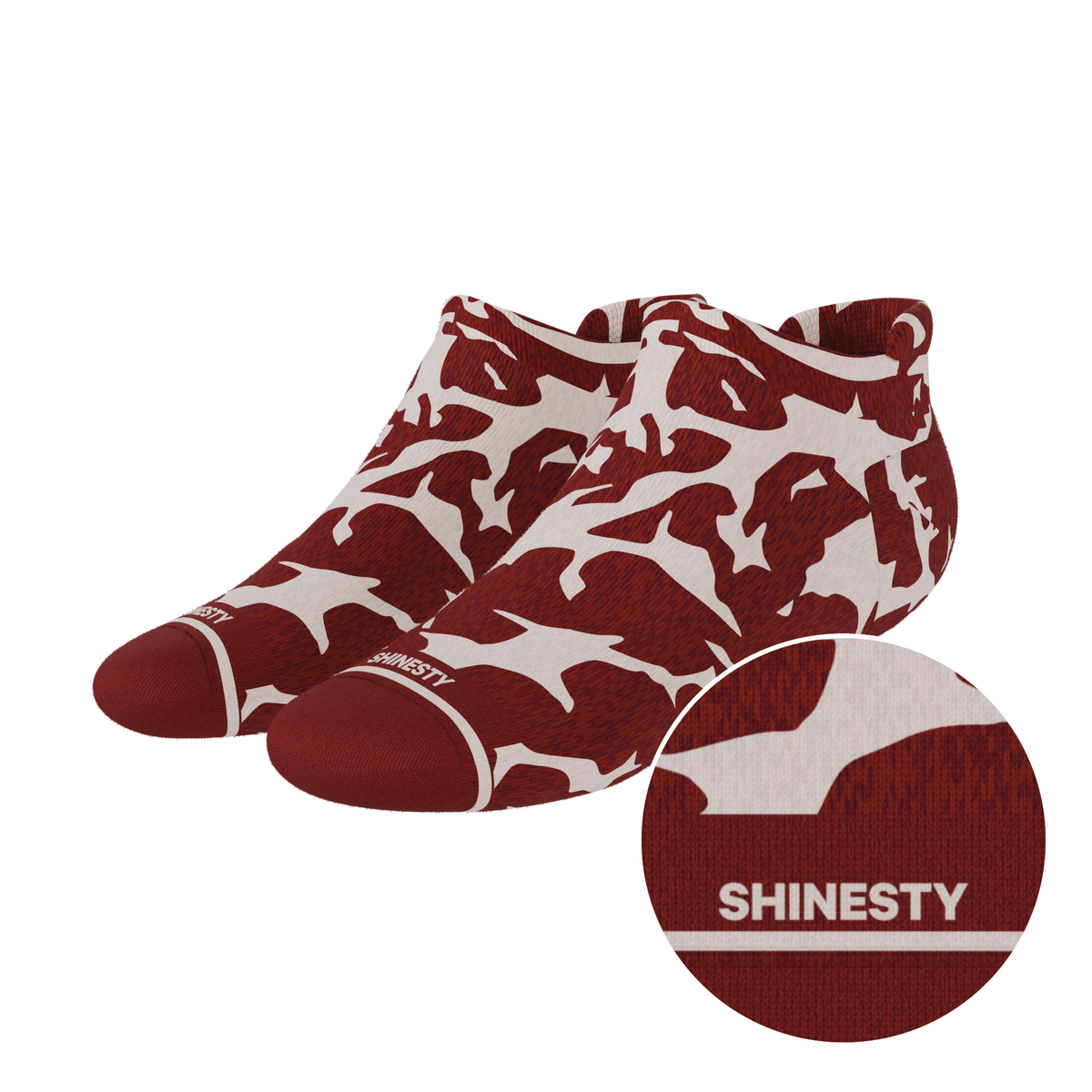 The Tomahawk | Marbled Meat Heel Hammock™ Ankle Socks - Shinesty