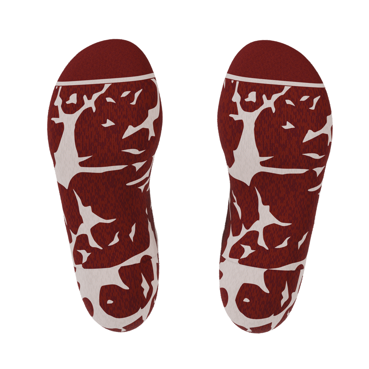The Tomahawk | Marbled Meat Heel Hammock™ Ankle Socks - Shinesty