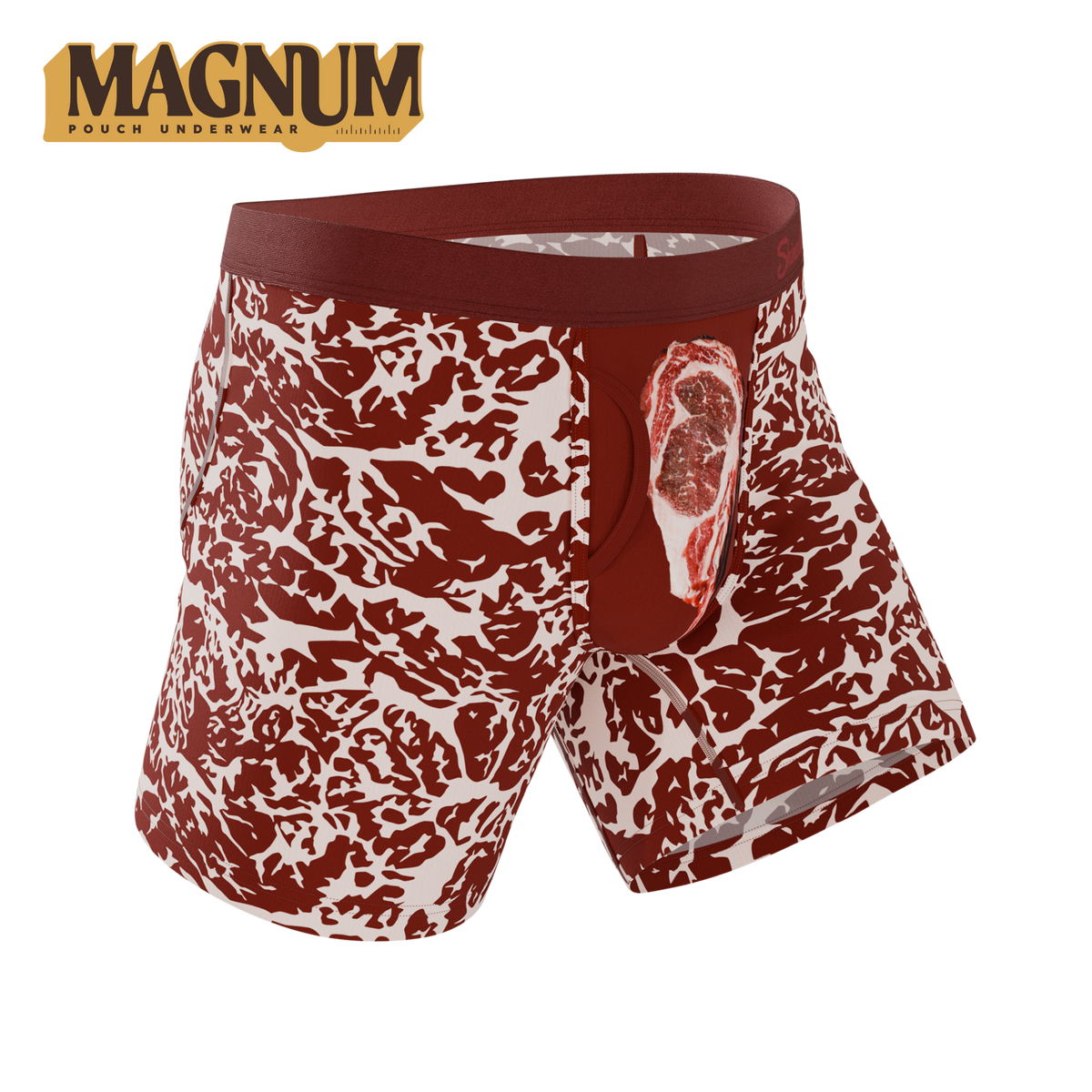 The Tomahawk | Marbled Meat Ball Hammock® Magnum Big Pouch Underwear - Shinesty