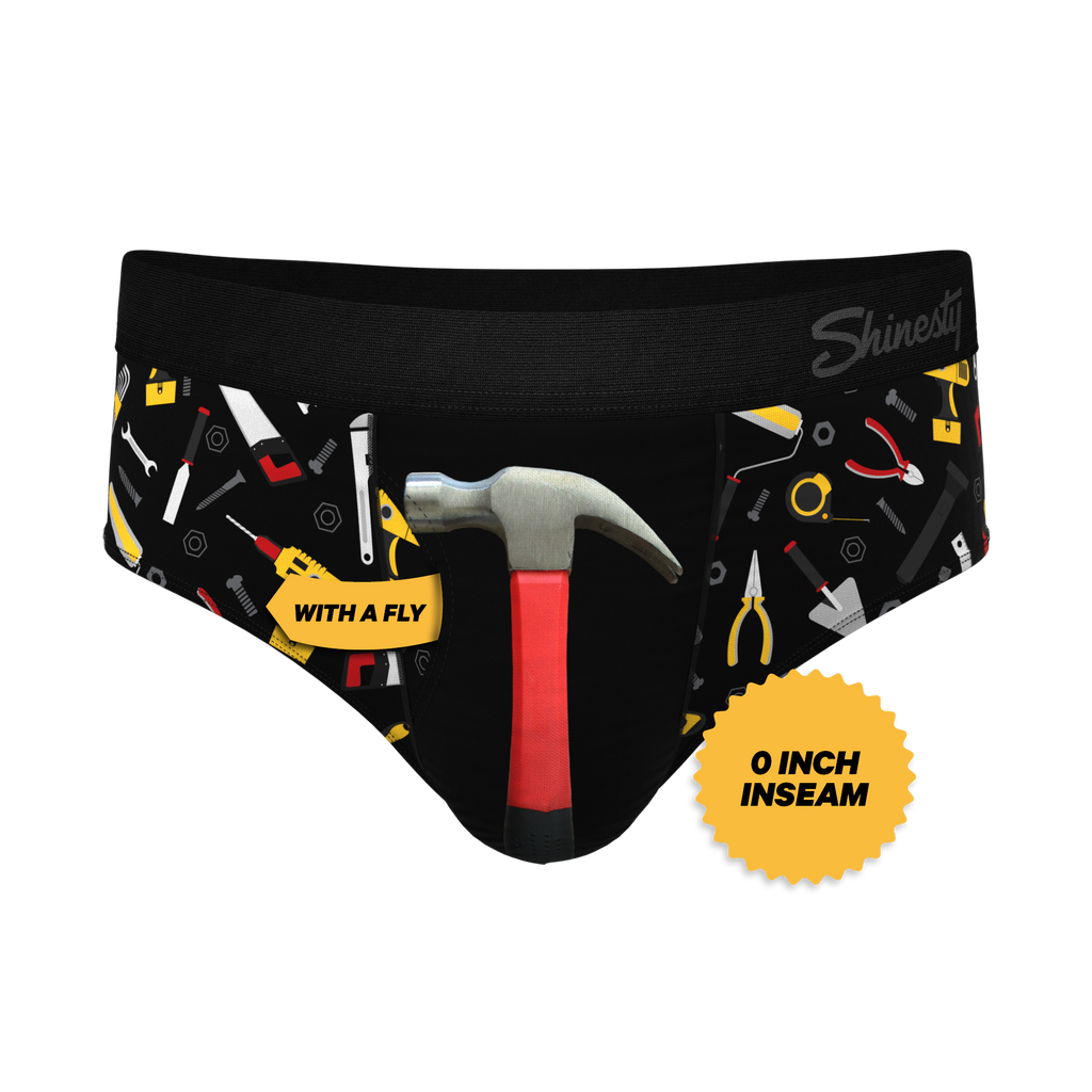 The Tool Belt | Hammer and Tools Ball Hammock® Pouch Underwear Briefs - Shinesty