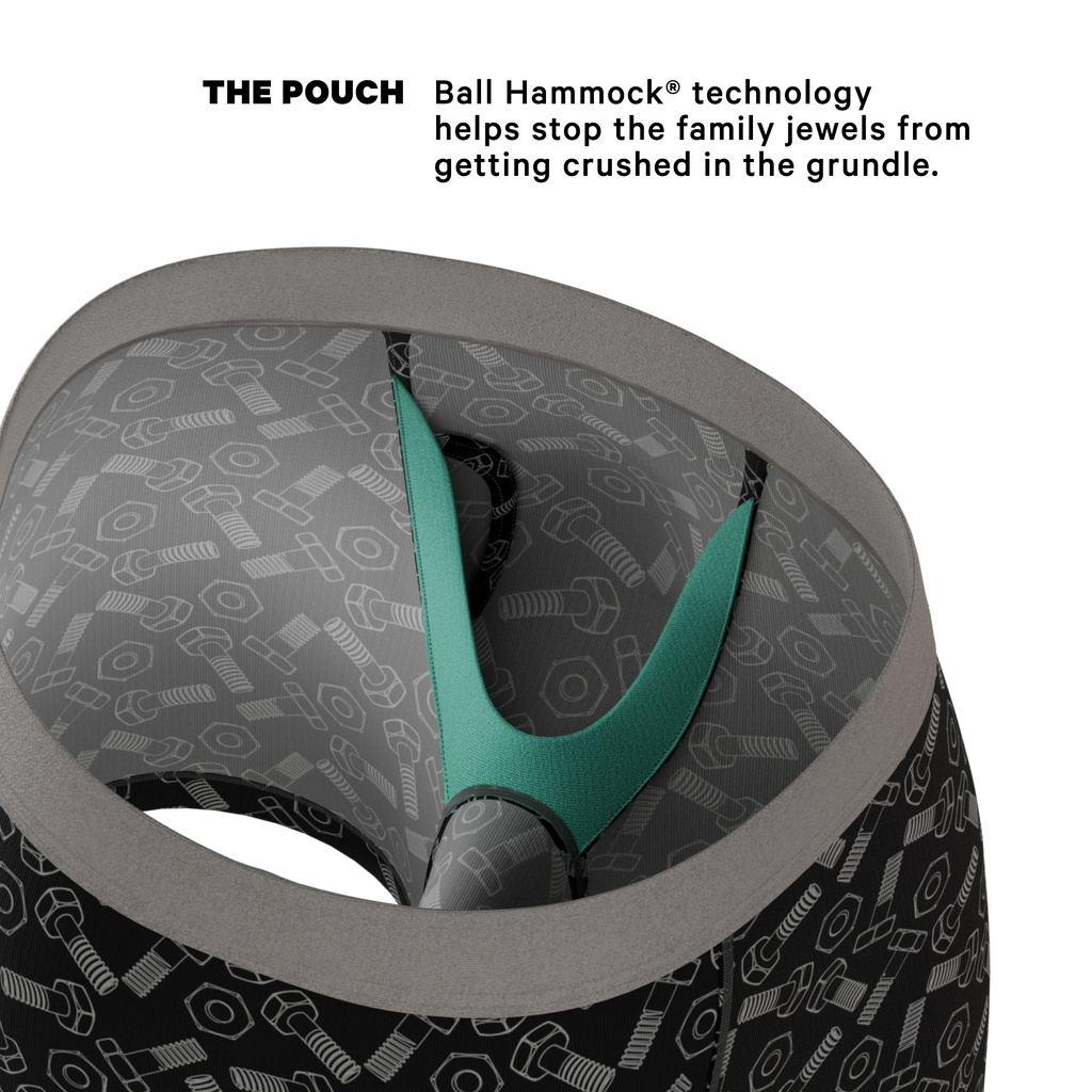 The Torque It | Wrench Ball Hammock® Pouch Underwear With Fly - Shinesty