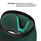 The Tree Falls | Forest Green Ball Hammock® Boxer - Long Leg - Shinesty