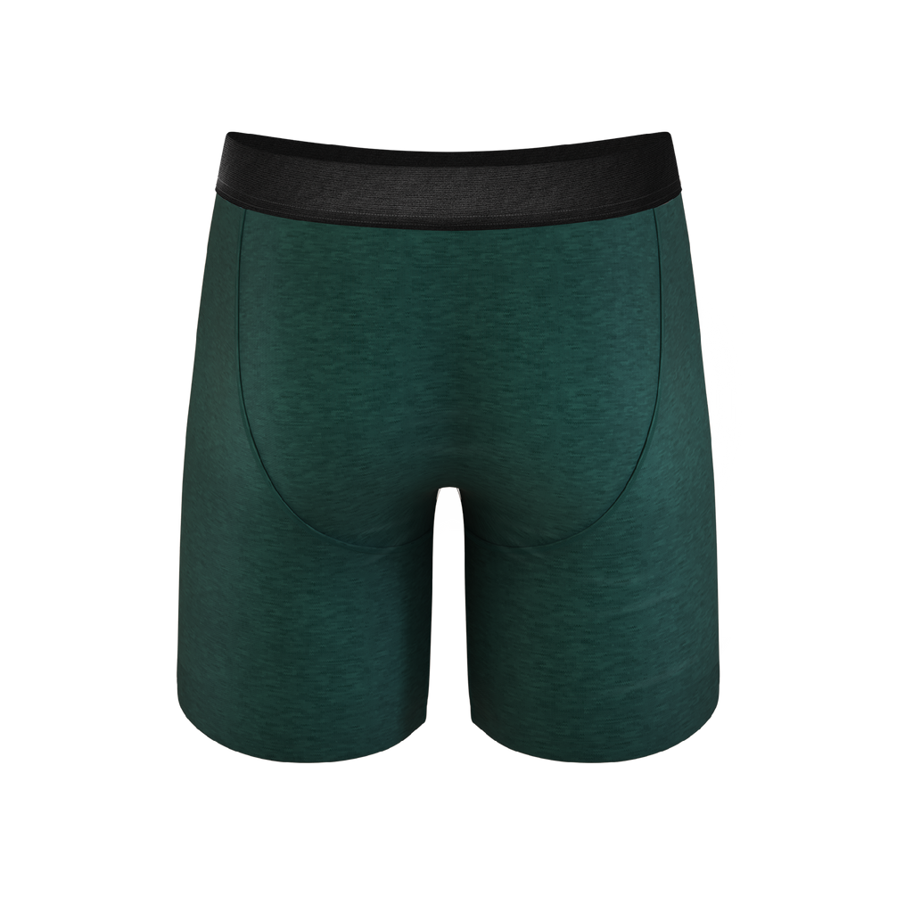 The Tree Falls | Forest Green Ball Hammock® Boxer - Long Leg - Shinesty