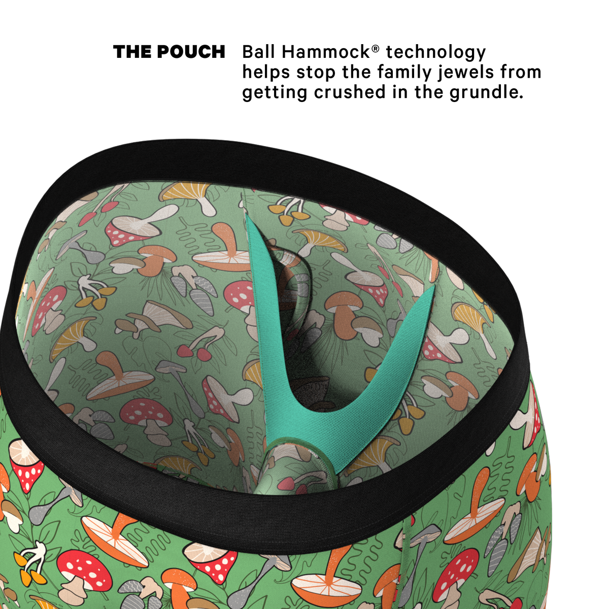 The Trip Advisor | Mushroom Ball Hammock® Boxer - Long Leg - Shinesty