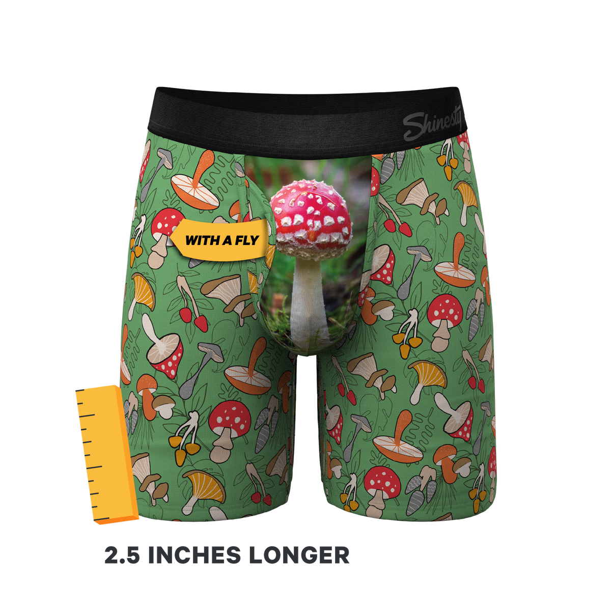 The Trip Advisor | Mushroom Ball Hammock® Boxer - Long Leg - Shinesty