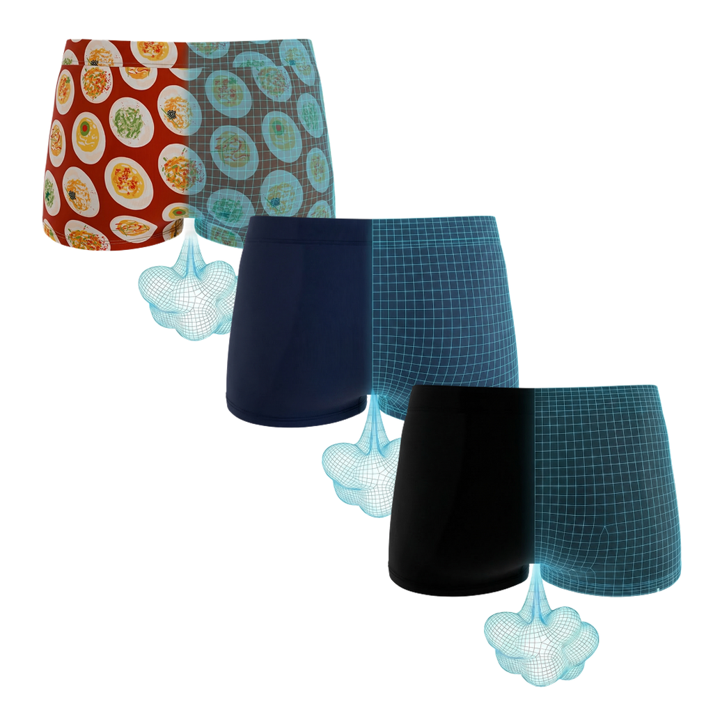 The Incognito | Fart Proof Boyshort Underwear 3 Pack - Shinesty
