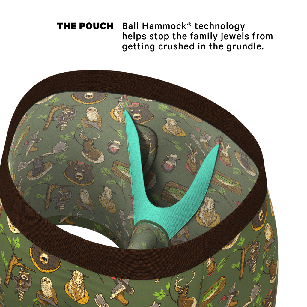 The Trophy Life | Taxidermy Ball Hammock® Pouch Underwear With Fly - Shinesty