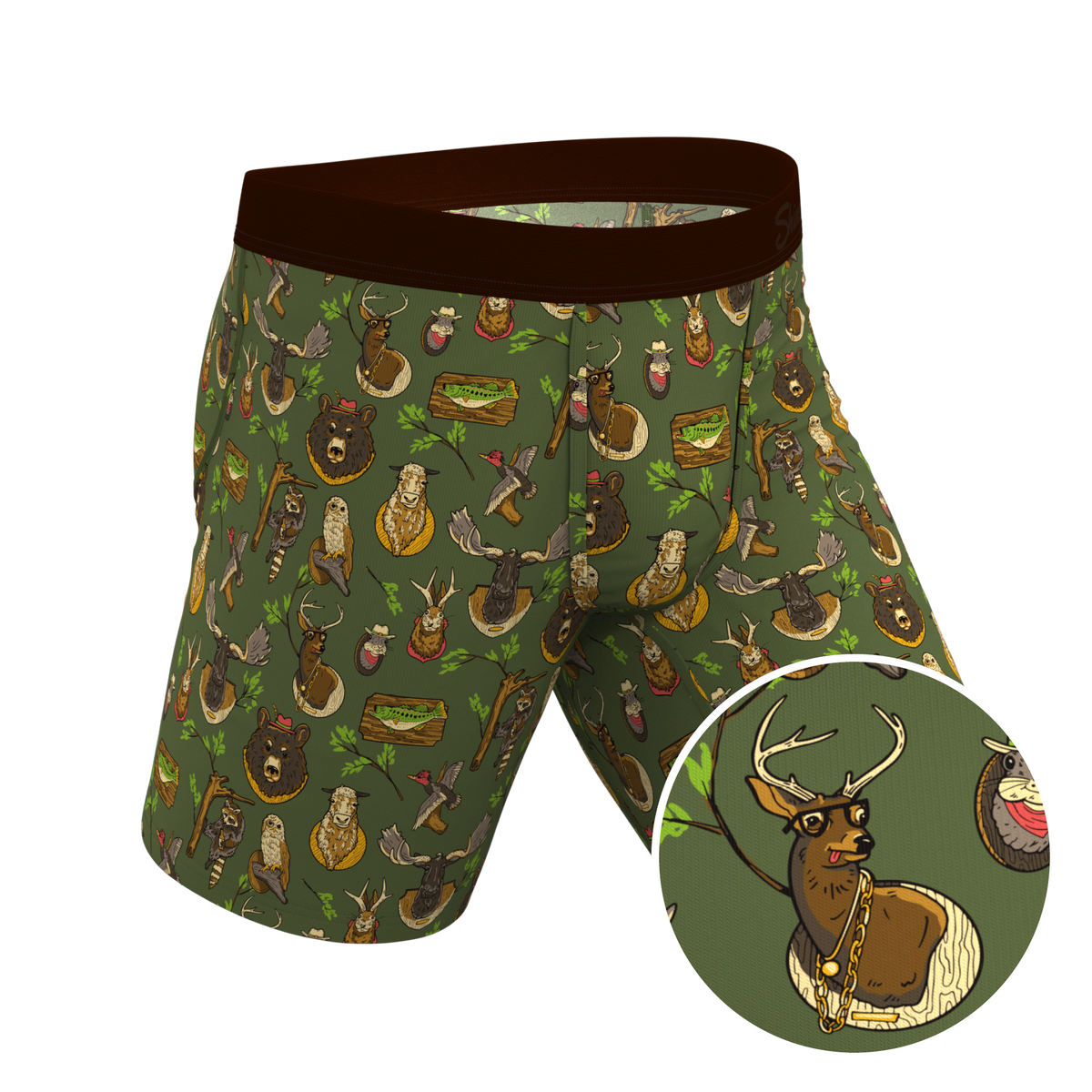The Trophy Life | Taxidermy Ball Hammock® Boxer - Long Leg - Shinesty