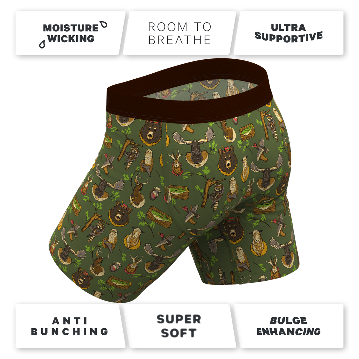 The Trophy Life | Taxidermy Ball Hammock® Boxer - Long Leg - Shinesty