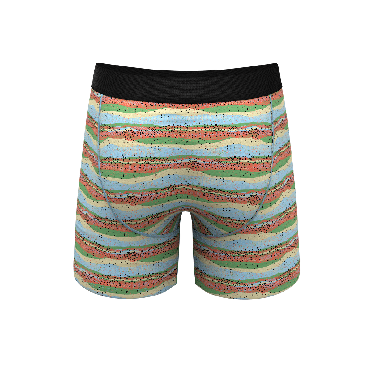 The Trout Of The Blue | Trout Skin Ball Hammock® Pouch Underwear With Fly - Shinesty