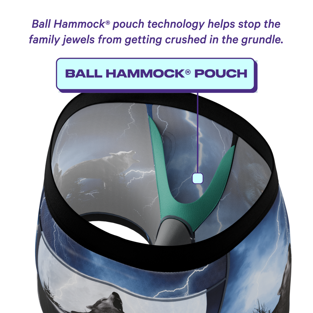 The Truck Stop Classic | Gas Station Wolf paradICE™ Cooling Ball Hammock® Underwear - Shinesty