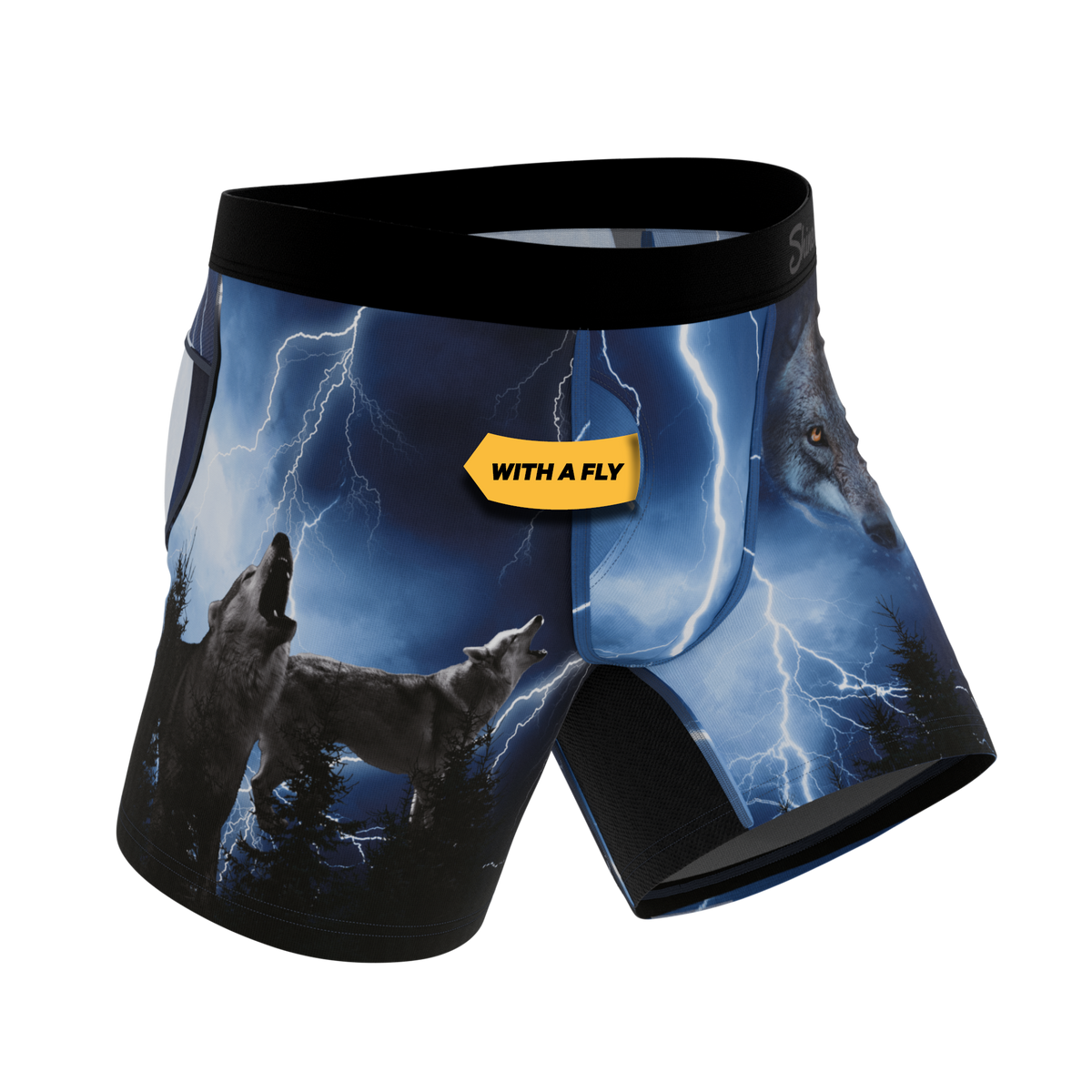The Truck Stop Classic | Gas Station Wolf paradICE™ Cooling Ball Hammock® Underwear - Shinesty