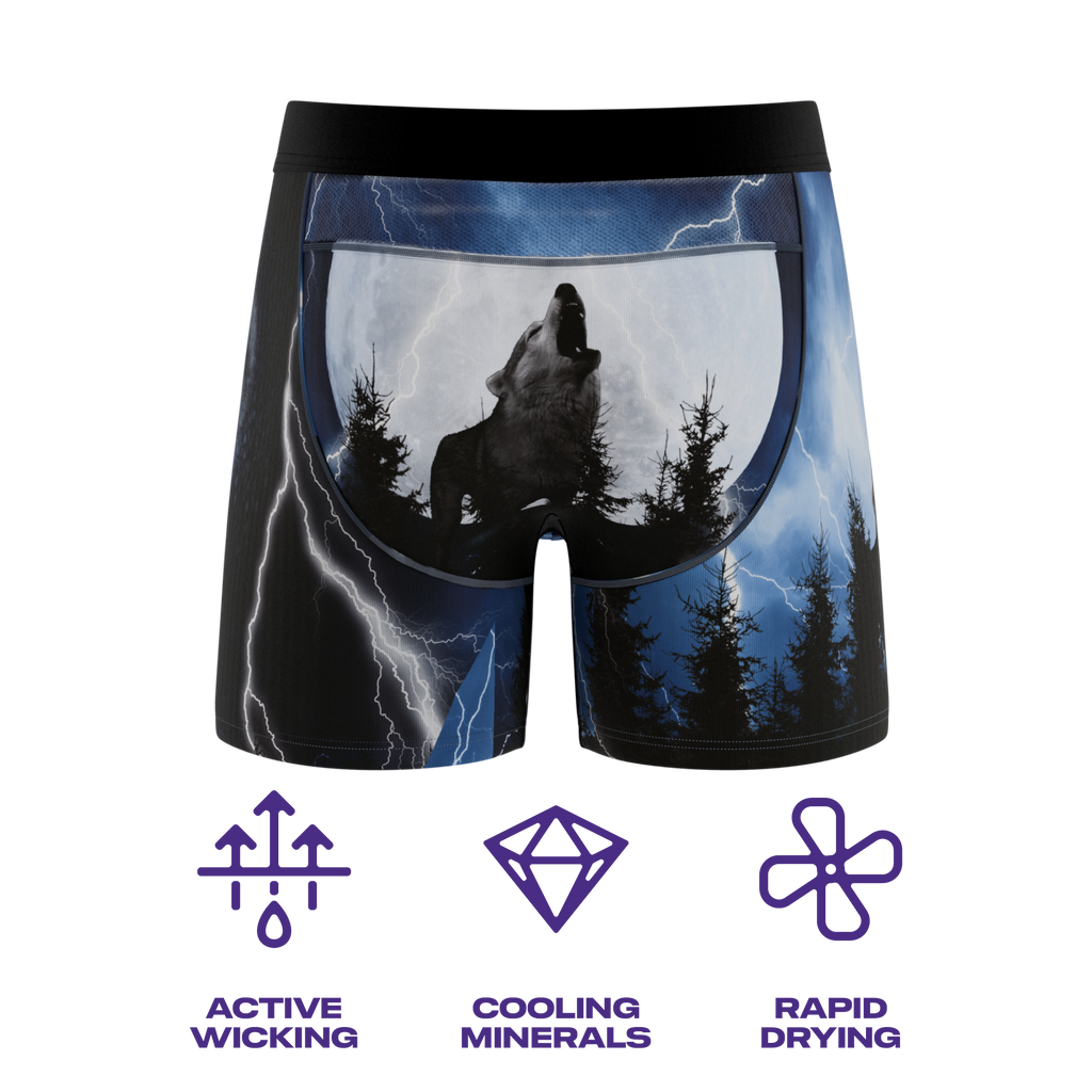The Truck Stop Classic | Gas Station Wolf paradICE™ Cooling Ball Hammock® Underwear - Shinesty
