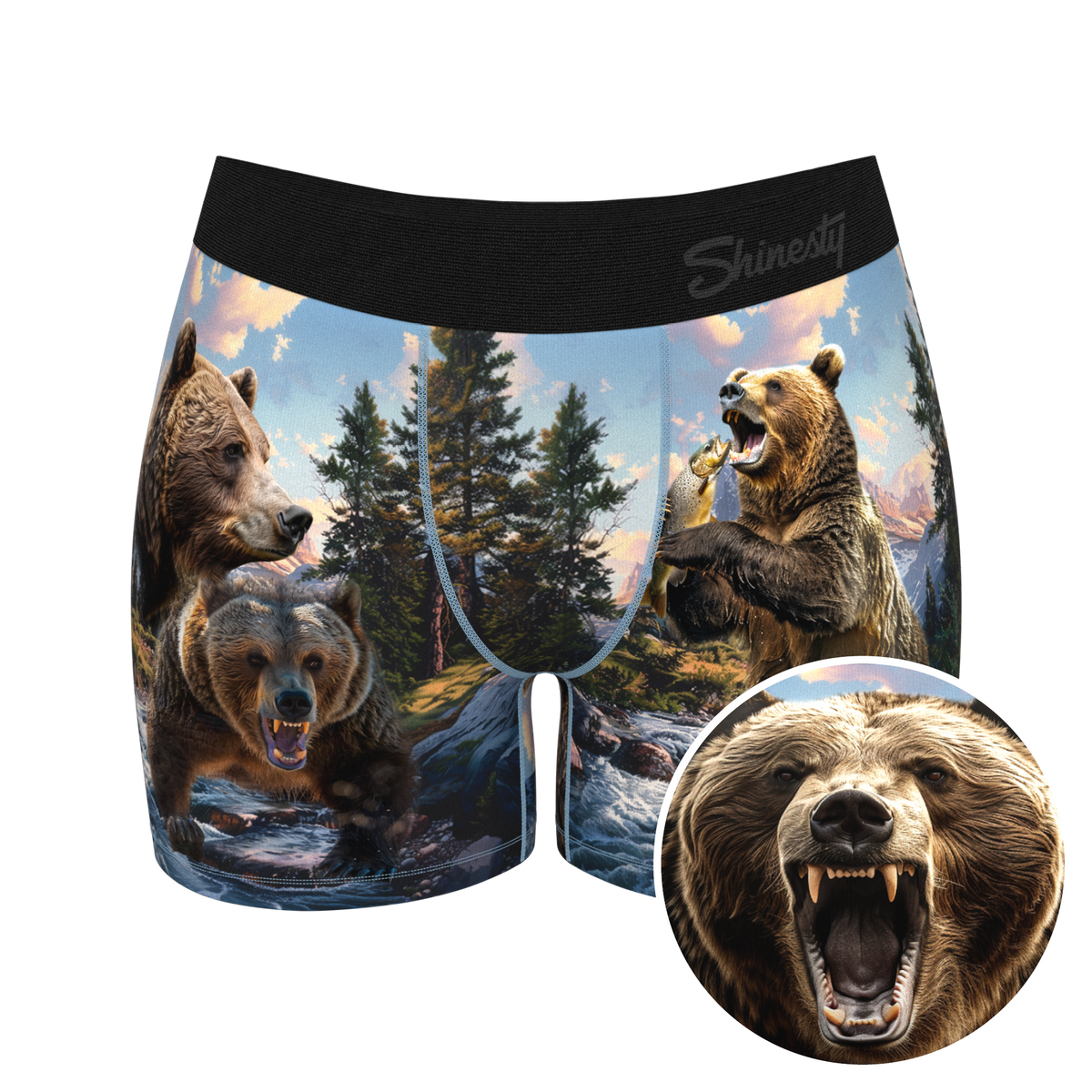 The Grizzly Beast | Truck Stop Classic Women’s Boxers - Shinesty