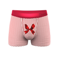The Date Night | Valentine's Day Bow Ball Hammock® Pouch Trunks Underwear - Shinesty