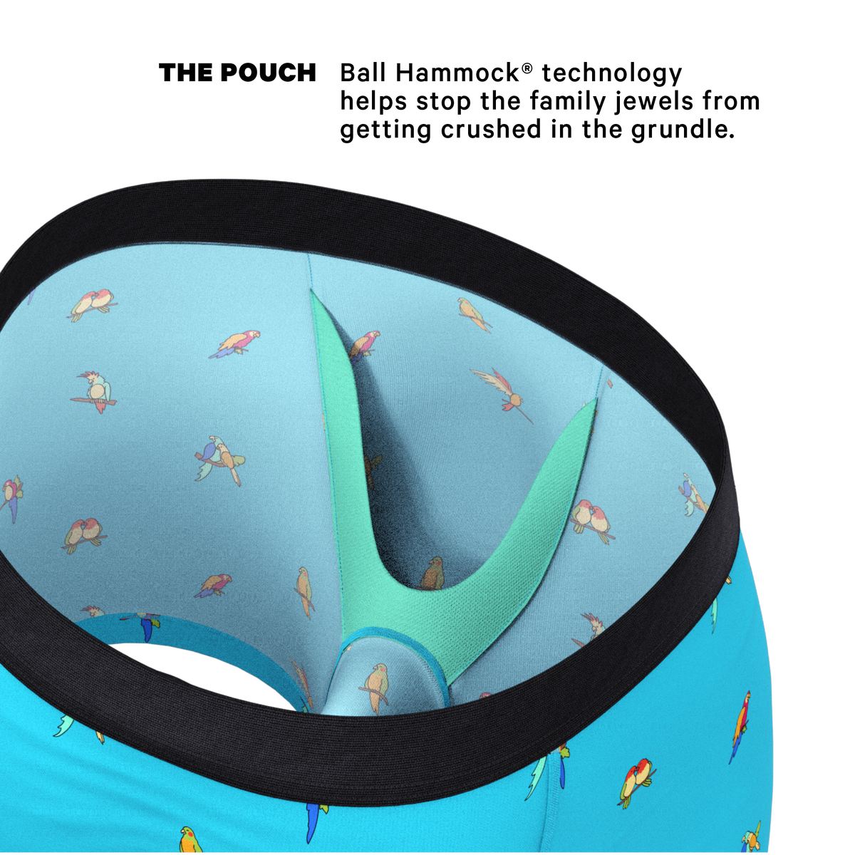 The Tweet Yourself | Parrot Ball Hammock® Pouch Underwear - Shinesty