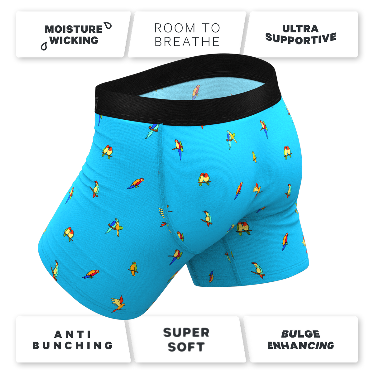 The Tweet Yourself | Parrot Ball Hammock® Pouch Underwear - Shinesty