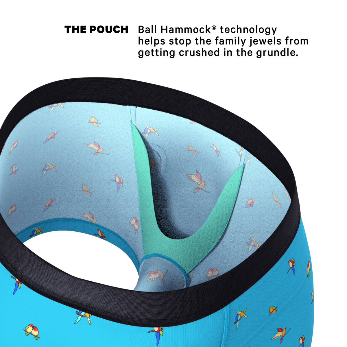 The Tweet Yourself | Parrot Ball Hammock® Pouch Trunks Underwear - Shinesty