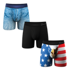 The Ultra USA Mix | paradICE™ Cooling Ball Hammock® Underwear 3 Pack - Shinesty