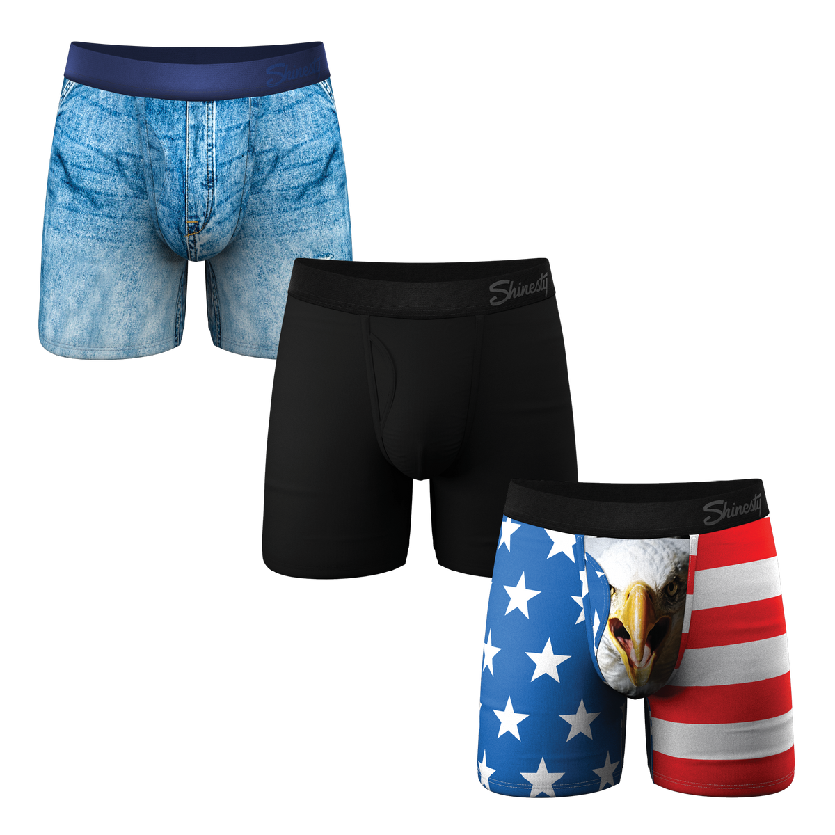 The Ultra USA Mix | paradICE™ Cooling Ball Hammock® Underwear 3 Pack - Shinesty