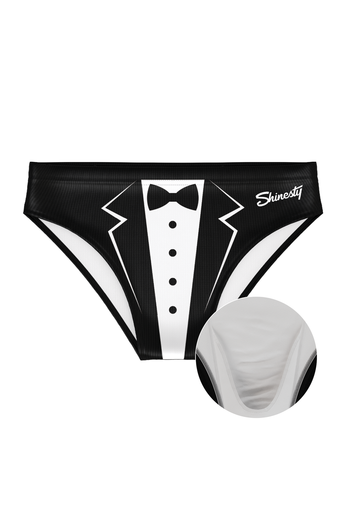 The Butlers | Tuxedo Ball Hammock® Pouch Swim Briefs - Shinesty