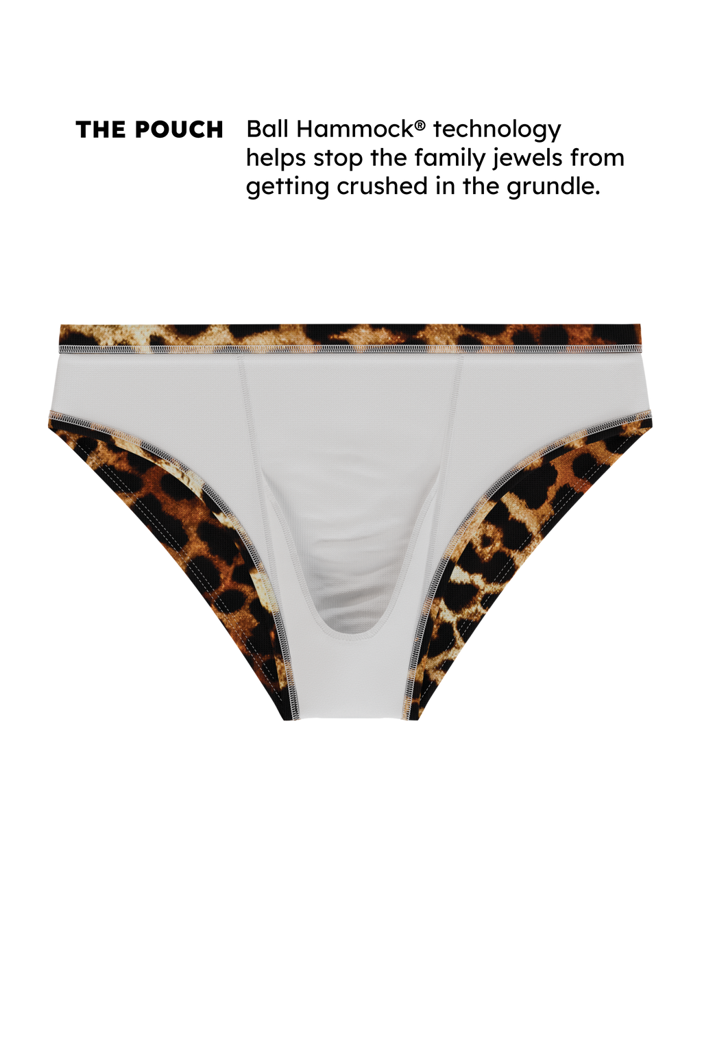 The Hot Spots | Leopard Ball Hammock® Pouch Swim Briefs - Shinesty