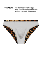 The Hot Spots | Leopard Ball Hammock® Pouch Swim Briefs - Shinesty