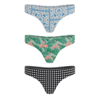 The Vacation Vices | MicroModal Thong 3 Pack - Shinesty