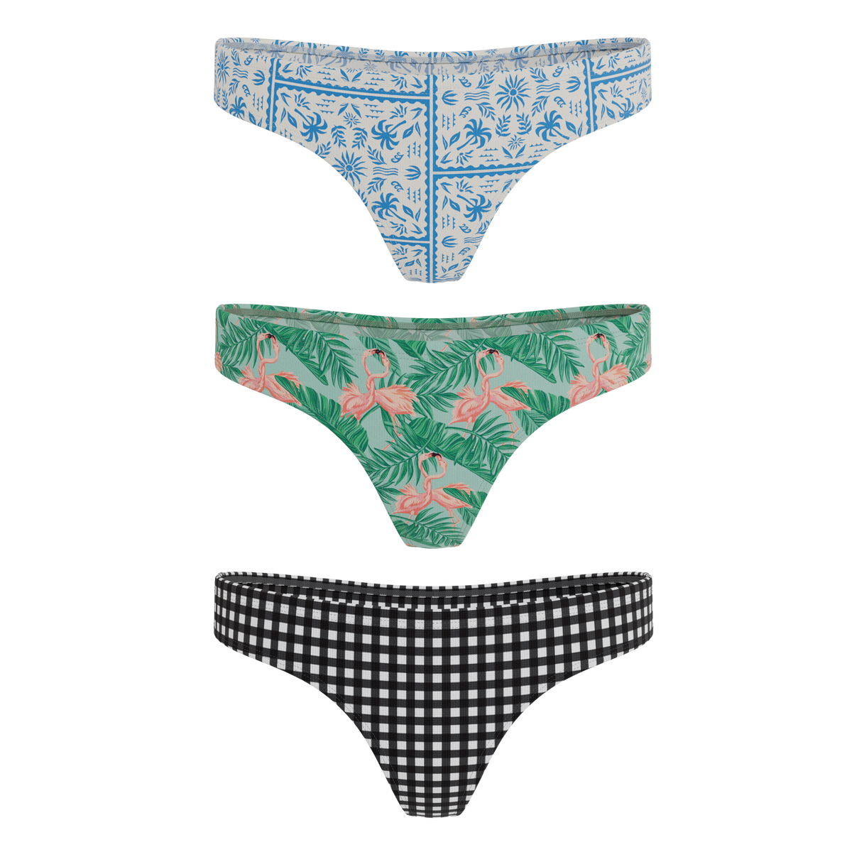 The Vacation Vices | MicroModal Thong 3 Pack - Shinesty