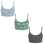 The Vacation Vices | Boob Hammock™ Scoop Bralette 3 Pack - Shinesty