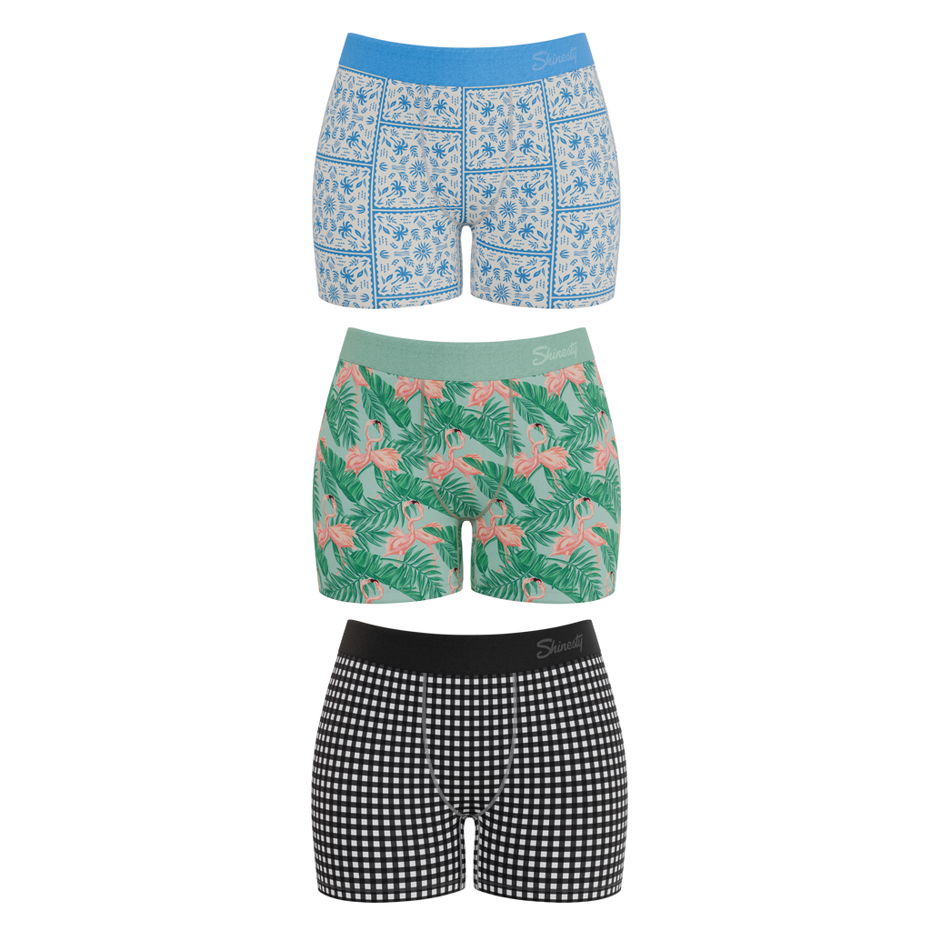 The Vacation Vices | Women’s Boxers 3 Pack - Shinesty
