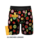 The Vagetarian | Fruit Medley Ball Hammock® Boxer - Long Leg - Shinesty