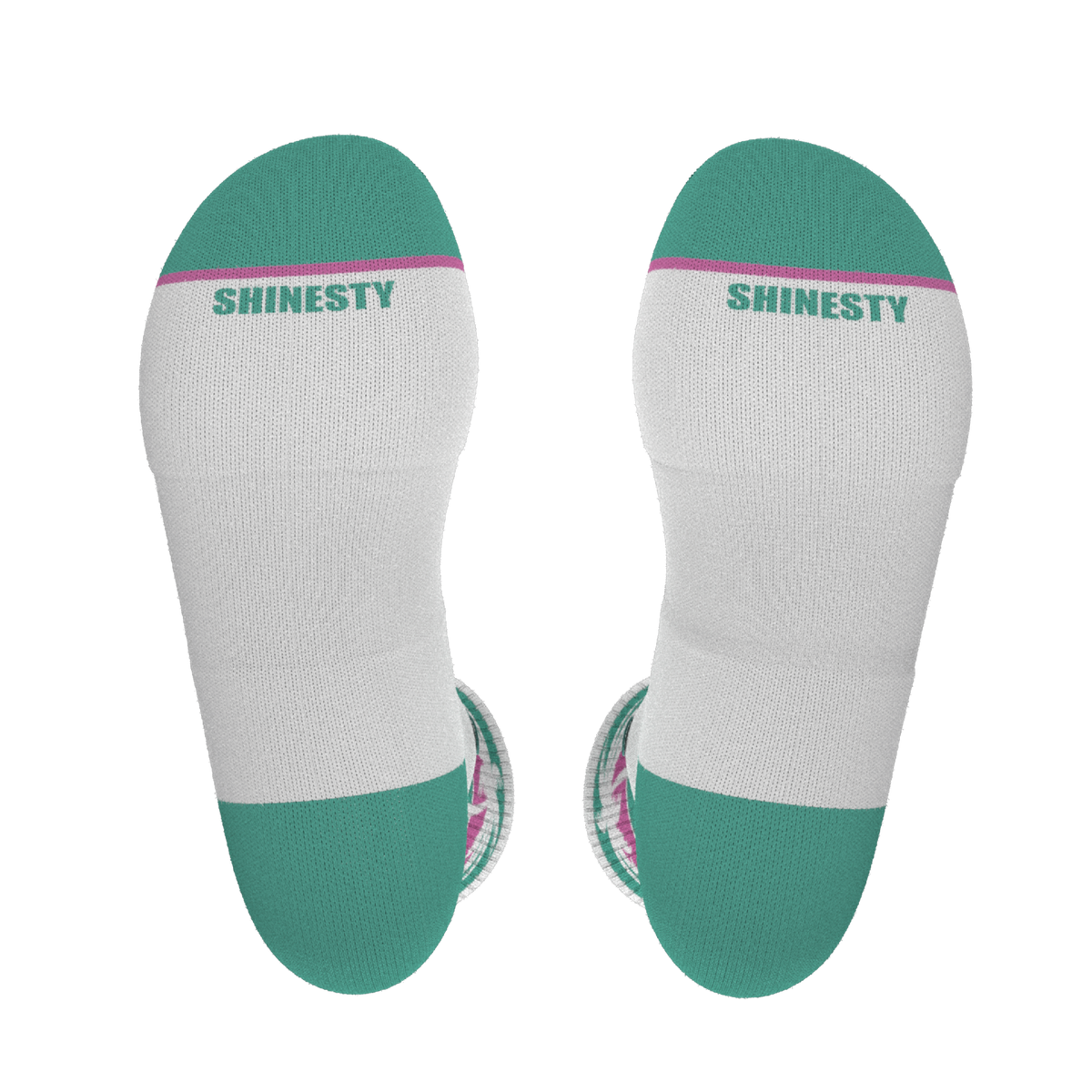The Venice Beach | Palm Trees Heel Hammock™ Crew Socks - Shinesty