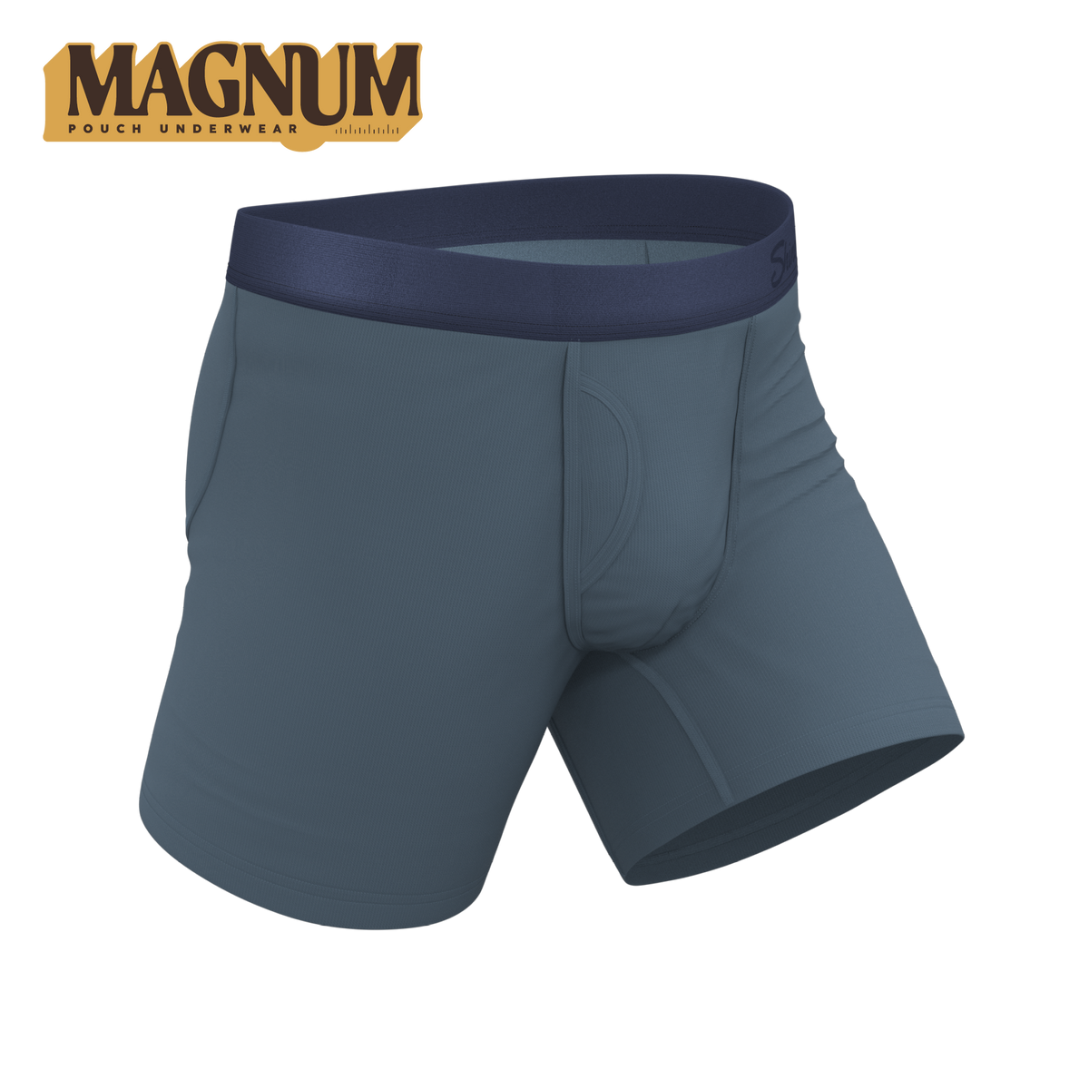 The Wake In The Lake | Tonal Teal Ball Hammock® Magnum Big Pouch Underwear - Shinesty