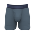 The Wake In The Lake | Tonal Teal Ball Hammock® Pouch Underwear With Fly - Shinesty