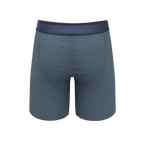The Wake In The Lake | Tonal Teal Ball Hammock® Boxer - Long Leg - Shinesty