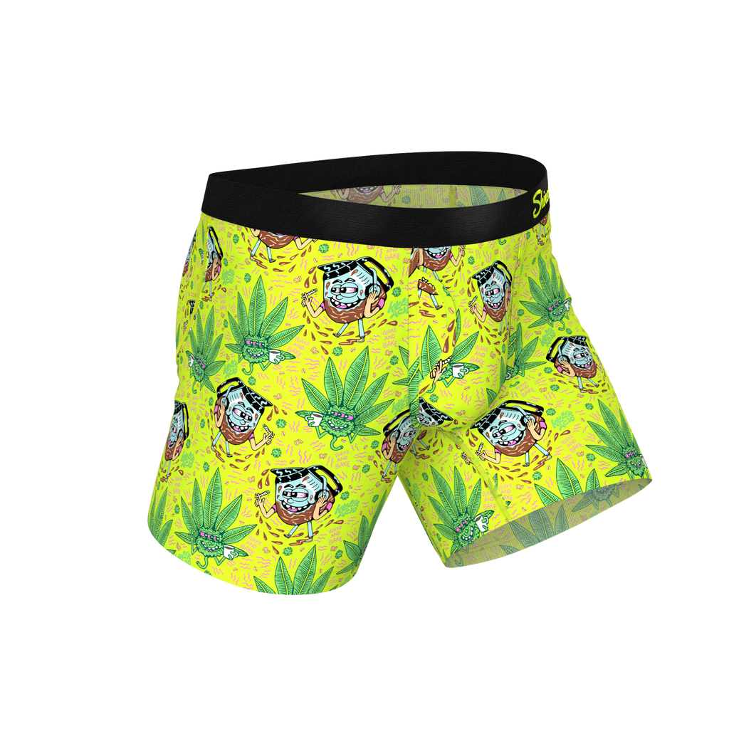 The Wake & Bake | Shinesty x Killer Acid Ball Hammock® Pouch Underwear With Fly - Shinesty