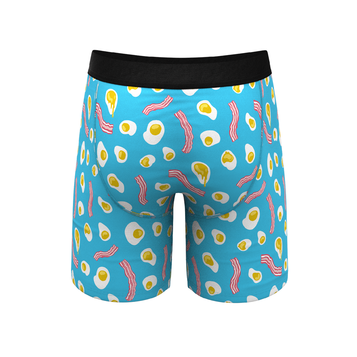 The Wakey Wakey | Eggs and Bacon Ball Hammock® Boxer - Long Leg - Shinesty
