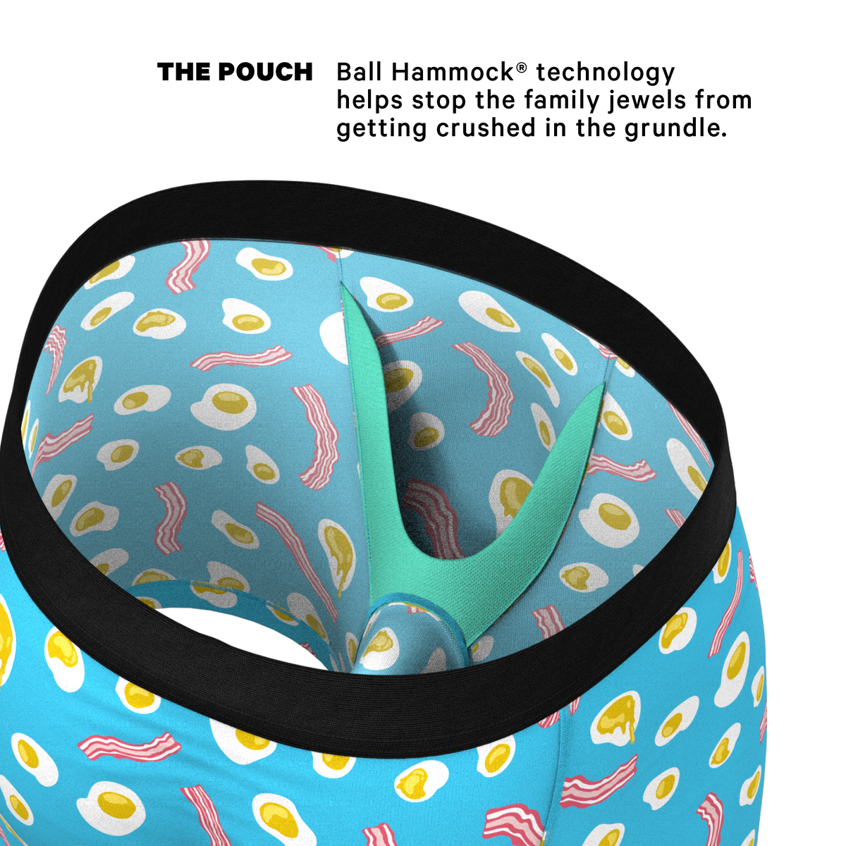 The Wakey Wakey | Eggs and Bacon Ball Hammock® Pouch Underwear - Shinesty