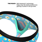 The Wakey Wakey | Eggs and Bacon Ball Hammock® Pouch Underwear Briefs - Shinesty